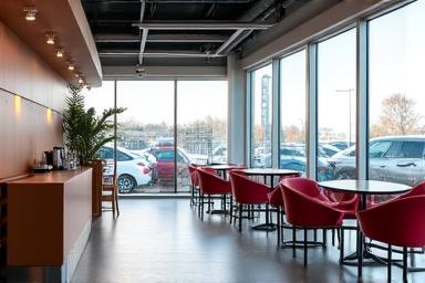 Zona de espera premium para clientes